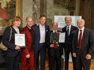Inge Günther, Ritski Bracht, Dr. Uwe Koch, Abdallah Frangi, Manfred Erdenberger, Prof. Jürgen Bremer 